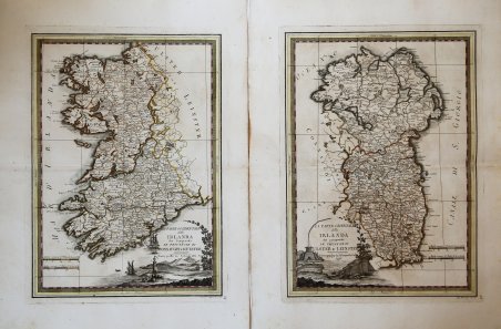 La parte occidentale & La parte orientale della Irlanda…