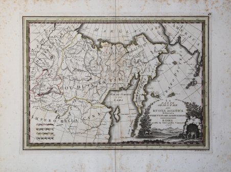 La parte orientale della Russia Asiatica delineata sulle ultime osservazioni