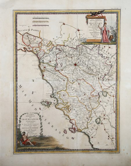 La parte Settentrionale del Gran Ducato di Toscana che comprende …
