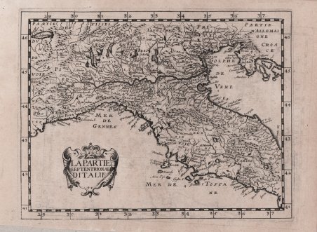 La partie septentrionale d Italie
