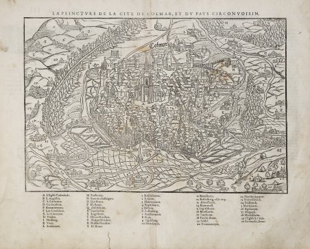 La peincture de la Cite de Colmar et du pays …