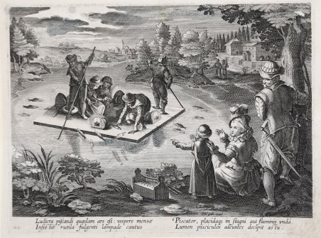 La pesca notturna sulla zattera