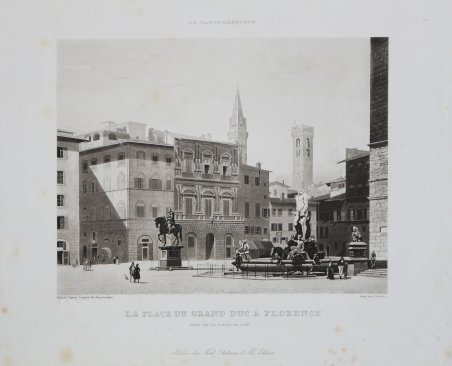 La Place du Grand Duc à Florence prise de la …