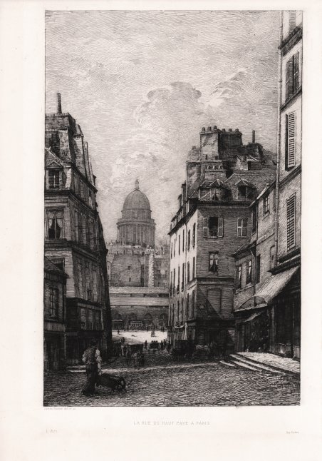 La Rue de Haut Pave à Paris
