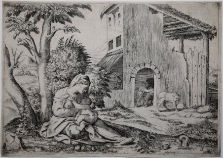 La Vergine allatta il Bambino o Riposo durante la fuga …