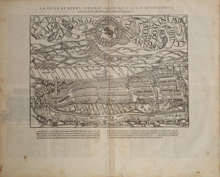 La Ville de Berne, figuree selon quello est auiurd'huy…