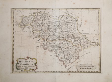 La Wolhynia e la Podolia divise ne' loro Palatinati