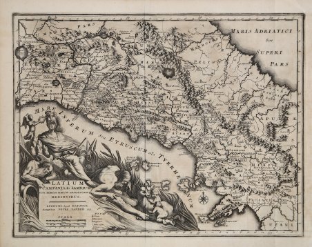 Latium Campania et Samnium cum Forum Circum Adjacentibus Regionibus