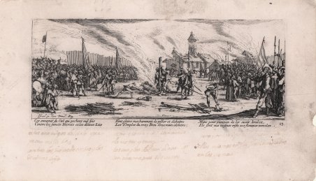 Le Grandi Miserie della Guerra - Il rogo