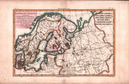 Le Nord de l'Europe Contenant Le Danemark, La Norwege, La …