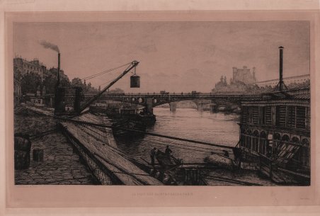 Le Pont des Saints-Pères a Paris