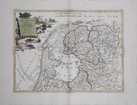 Le Provincie di Frisia, Groninga ed Over-Yssel con parte dell'Ollanda …