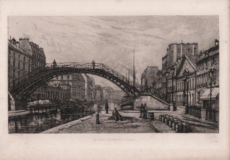 Le Quai Jemmapes à Paris