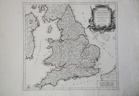 Le Royaume d'Angleterre, divise felon les fept Royaumes,ou Heptarchie des …