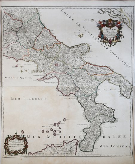 Le Royaume de Naples divisé en Toutes ses Provinces.