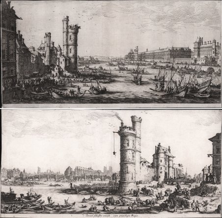 Les Deux Grandes Vues de Paris: Vue du Louvre, and …