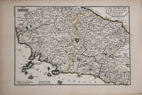 Les Estats de l'Eglise, et de Toscane