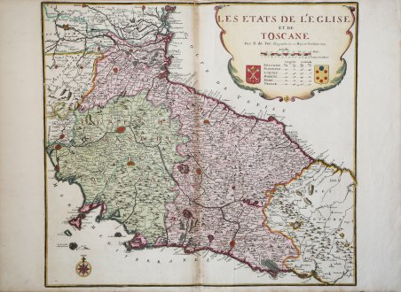 Les Etats de l'Eglise et de Toscane
