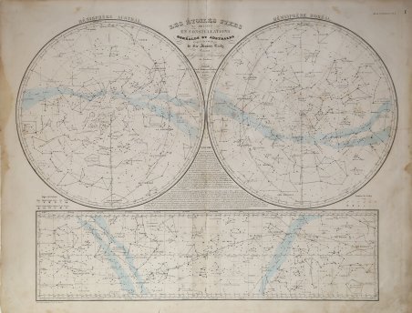 Les Étoiles Fixes divisées en Constellations Boréales et Australes