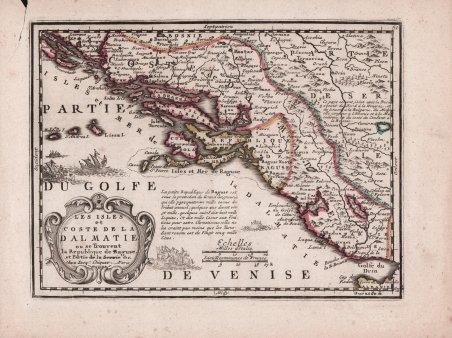 Les Isles et Coste de la Dalmatie