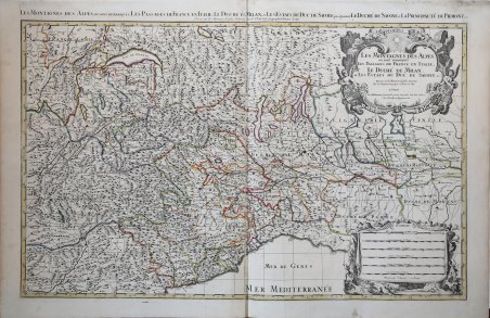 Les Montagnes des Alpes ou sont remarques les Passages de …