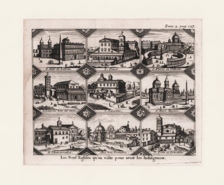 Les Neuf Eglises qu'on visite pour avoir les Indulgences