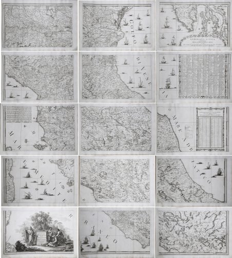 Lo stato Ecclesiastico diviso nelle sue provincie con le regioni …