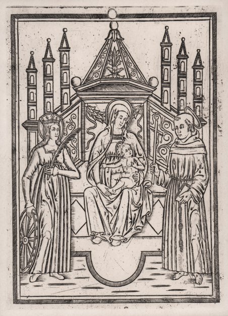 Madonna con Bambino, San Francesco d'Assisi e Santa Caterina da …