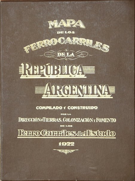 Mapa de los Ferrocarriles de la República Argentina ….