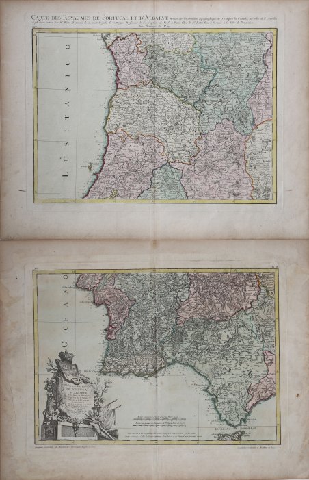 Mapa dos Reynos De Portugal e Algarve… / Carte des …