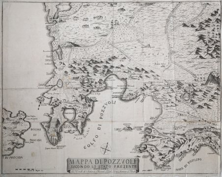 Mappa di Pozzuoli secondo lo stato presente