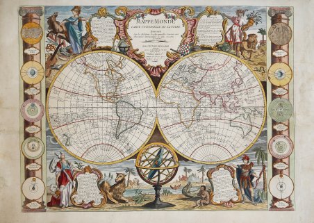 Mappe-Monde Carte Universelle de la Terre.