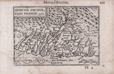 Marcha Anconae Olim Picenum. 1572