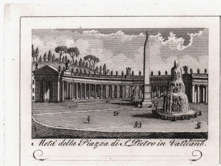 Metà della Piazza di S. Pietro in Vaticano