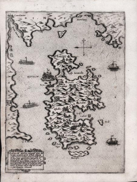 Metelin Mitilene antiquament. detta da la citta da Miletto di …