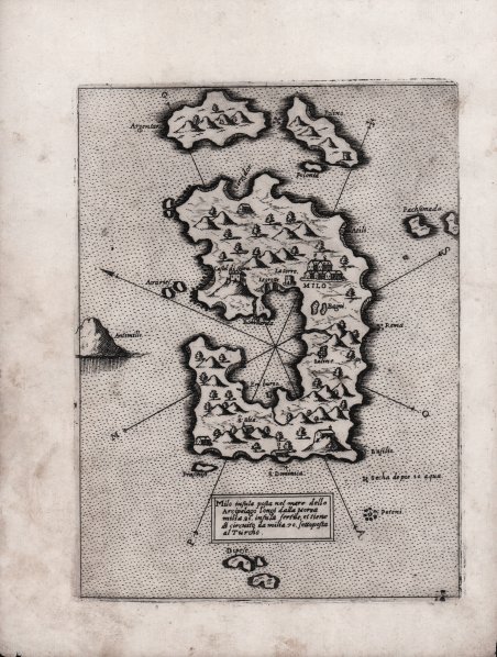 Milo insula posta nel mare dello Arcipelago longi dalla Morea…