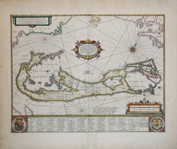 Mappa Aestivarum Insularum, alias Barmudas