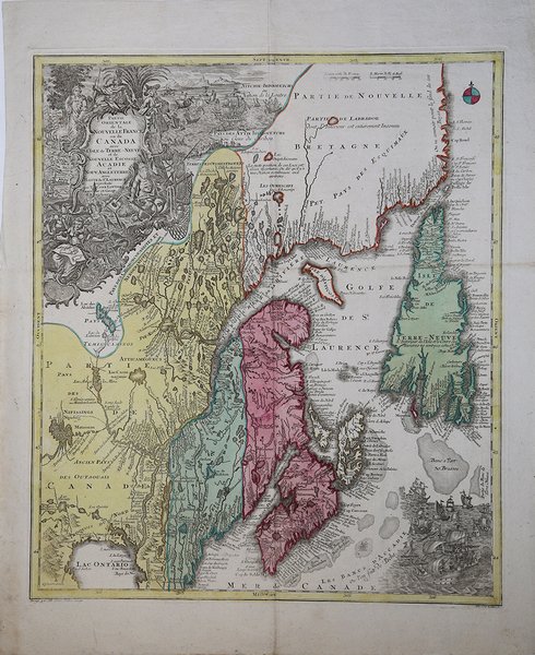 Parte Orientale de la Nouvelle France ou de Canada….
