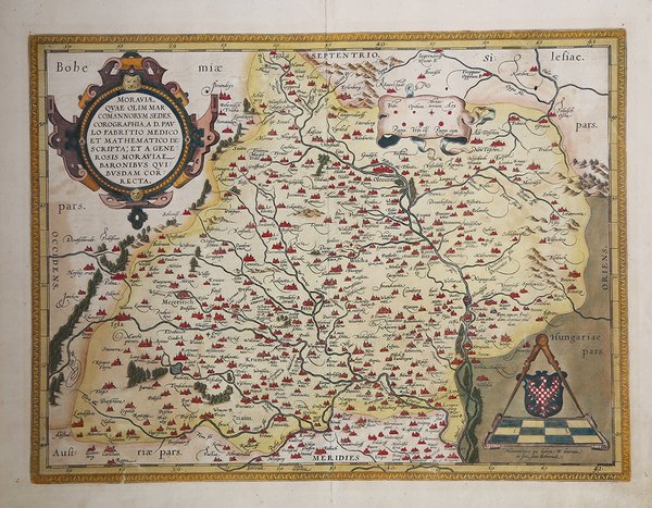 Moraviae, Quae Olim Marcomannorum Sedes Corographia.