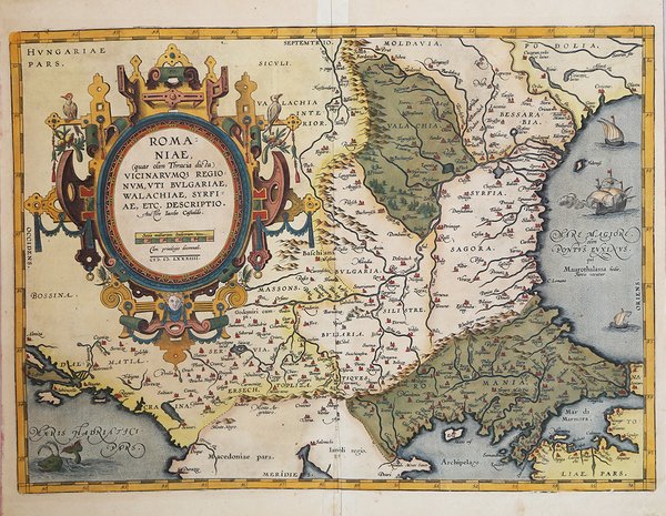 Romaniae, (quae olim Thracia dicta) Vicinarvmq3 Regionvm, vti Bvlgariae, Walachiae, …