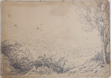 Monte Velino & Gran Sasso from Coriano June 7th 1852