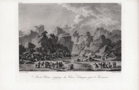 Monts Pelores & passage du Fleuve Lettoyano prés de Taormina