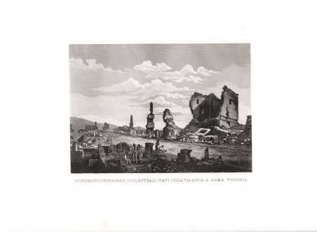 Monumenti sepolcrali dell'attuali scavi sulla via Appia a Roma Vecchia