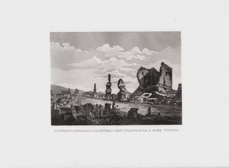 Monumenti sepolcrali dell'attuali scavi sulla via Appia a Roma Vecchia