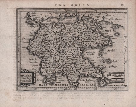 Morea olim Peloponensis
