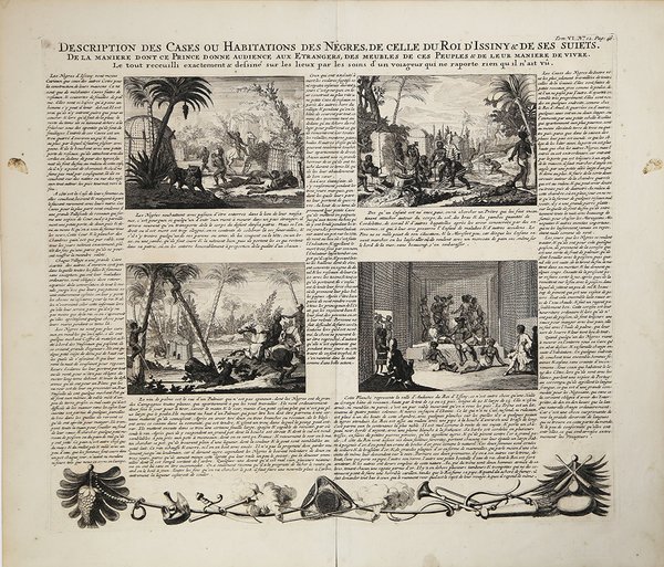 Description des cases ou Habitations des Negres, de Celle du …