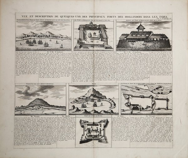 Vue et Description De Quelques-Uns Principaux Forts des dans Hollandois …