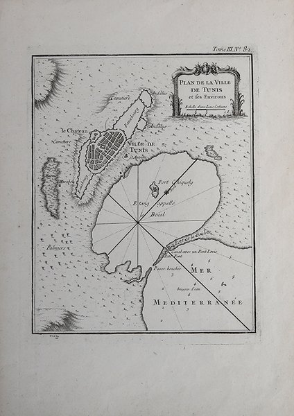 Plan de la Ville de Tunis et ses Environs