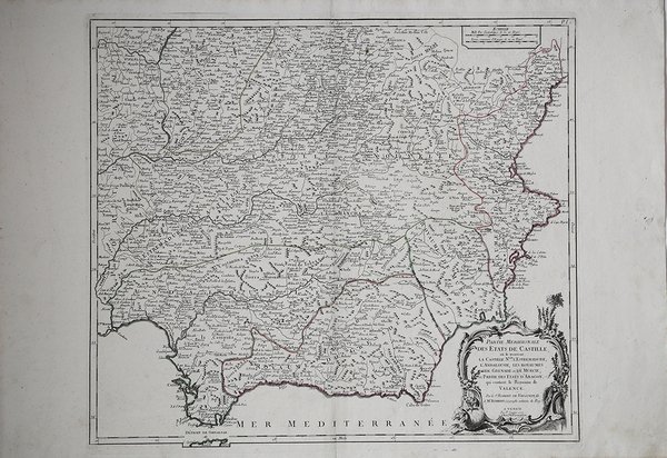 Partie Meridionale Des Etas de Castille… Valence.