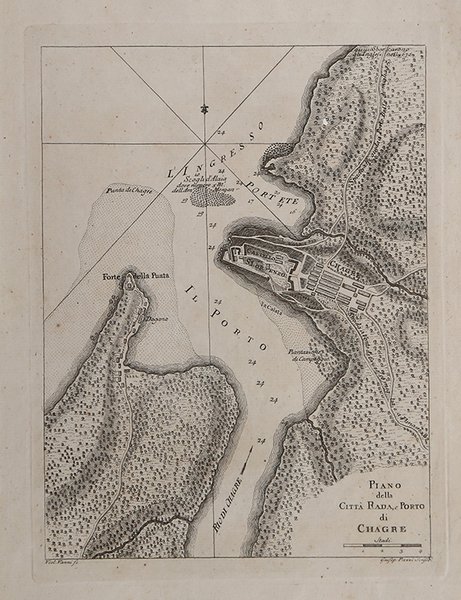 Piano della Città Rada, e Porto di Chagre